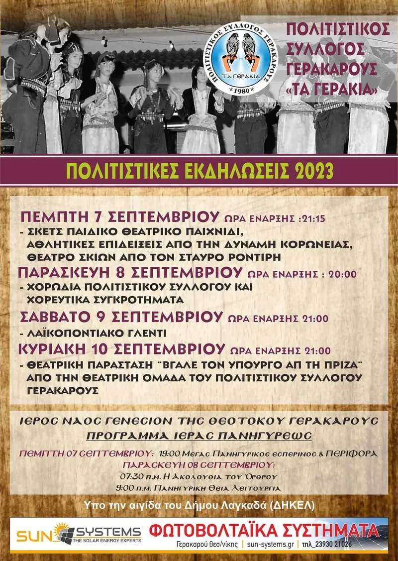 Πανηγύρι Γεννέσιον της Θεοτόκου